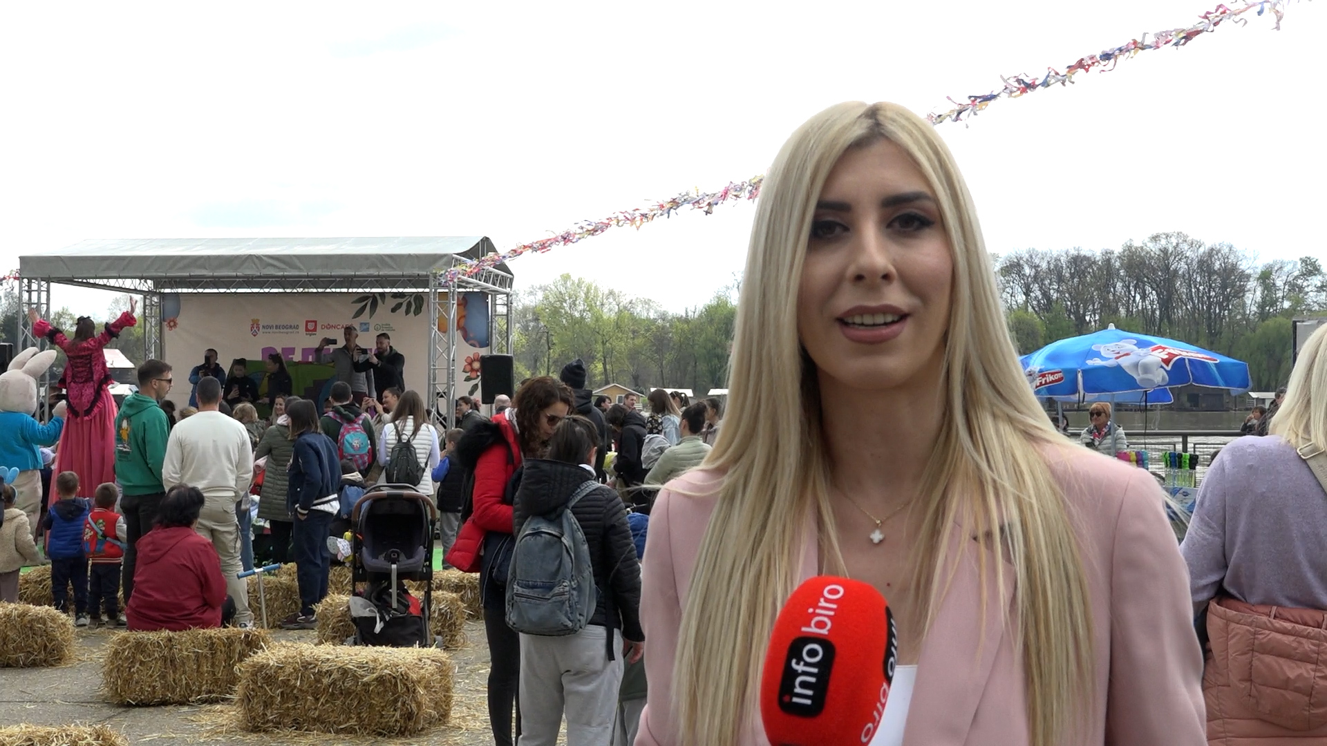 Beograd, Ivana Nikolic predsednica opstine Novi Beograd, o programu Velikog uskrsnjeg karnevala